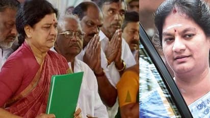 சசிகலாவுக்கு குடைச்சல் கொடுக்கும் சசிகலா புஷ்பா..!!! - விளக்கம் கேட்டது தேர்தல் ஆணையம்