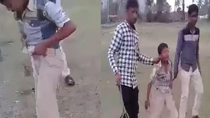 ತೆಂಗಿನ ಮರ ಹತ್ತಿದ ಬಾಲಕನಿಗೆ ಮುಳ್ಳಿನ ಕೋಲಿನಿಂದ ಹೊಡೆದು ಇರುವೆ ಗೂಡಿನ ಮೇಲೆ ನಿಲ್ಲಿಸಿದ ಯುವಕರು