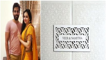 இணைய தளங்களை தெறிக்க விடும் நமிதாவின் திருமண அழைப்பு!