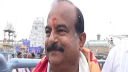 ஏழுமலையான் புண்ணியத்தில் தமிழக மக்கள் நலமுடன் இருக்கிறார்கள்! அமைச்சர் கே.சி. கருப்பண்ணன்!