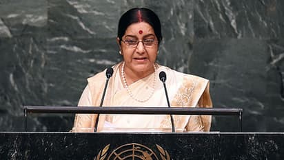 Time to isolate those who export terror: Swaraj rebukes Pak