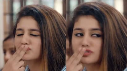 பிளையிங் கிஸ்ஸை... கண் (Gun) கிஸ்சாக மாற்றிய பிரியா வாரியார்... காதலும் காமமும் கண்ணுக்குள் மிக்சிங் ஆன கிக்!