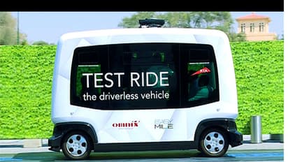 ഡ്രൈവറില്ലാത്ത വാഹനം ദുബായ് നിരത്തുകളിലേക്ക്