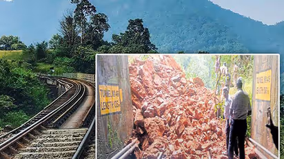 Heavy landslide near Sakleshpur disrupts Bengaluru-Mangaluru train services
