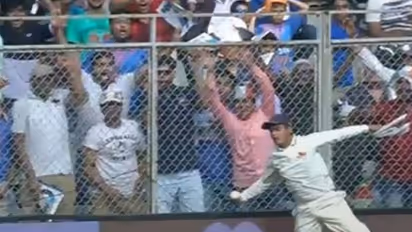 This ball-boy's spectacular catch of Virat Kohli's sixer has Twitter raving about him