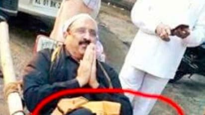 అయ్యప్ప సన్నిధిలో మంత్రి కామినేని అపచారం