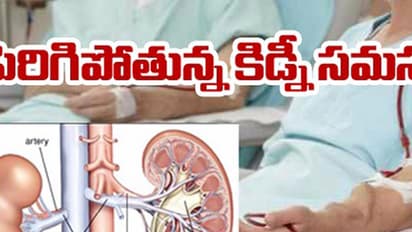 పెరిగిపోతున్న కిడ్నీ సమస్యలు