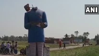ಮುಂದುವರಿದ ಧ್ವಂಸ ರಾಜಕಾರಣ: ಉತ್ತರ ಪ್ರದೇಶದಲ್ಲಿ ಬಾಬಾಸಾಹೇಬ್ ಪ್ರತಿಮೆ ವಿರೂಪ