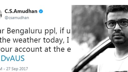 ബംഗളൂരുവിലെ കാലാവസ്ഥയെ കുറിച്ച് വിവരം തരൂ.. നിങ്ങള്ക്ക് 15 ലക്ഷം തരാം..