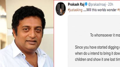 ತಾಜ್ ಮಹಲ್ ಯಾವಾಗ ಉರುಳಿಸ್ತೀರಿ...ಕೊನೆಯದಾಗಿ ಮಕ್ಕಳಿಗೊಮ್ಮೆ ತೋರಿಸಬೇಕಿದೆ: ಪ್ರಕಾಶ್ ರೈ