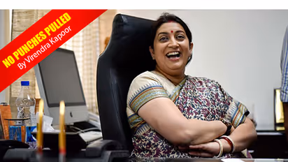 Don't be in a hurry to write off Smriti Irani