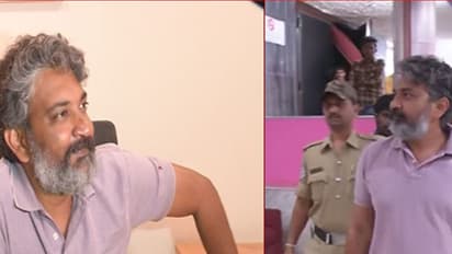 ಬಳ್ಳಾರಿಯಲ್ಲಿ ಪತ್ನಿಯೊಂದಿಗೆ ಬಾಹುಬಲಿ-2 ವೀಕ್ಷಿಸಿದ ರಾಜಮೌಳಿ