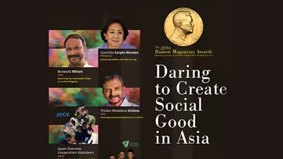 Bezwada Wilson, TM Krishna win 2016 Magsaysay Award