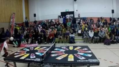 ತಲೆಯಿಂದ ಟೆನ್ನಿಸ್ ಆಡೋದನ್ನ ಎಂದಾದರೂ ನೋಡಿದ್ದೀರಾ? ವೈರಲ್ ಆಗ್ತಾಯಿದೆ ಈ ವಿಡಿಯೋ