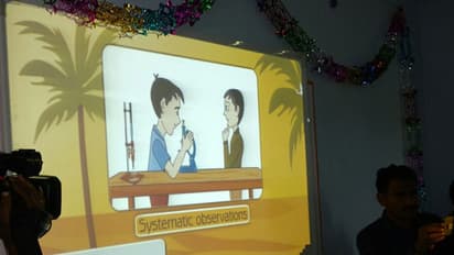 ఆంధ్రా స్కూల్లో డిజిటల్ తరగతులు ప్రారంభం