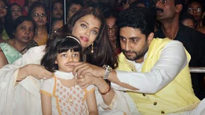 In Pics: Bachchans at Durga Pooja Pandal