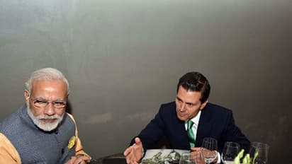 Modi breaks bread in Mexico City