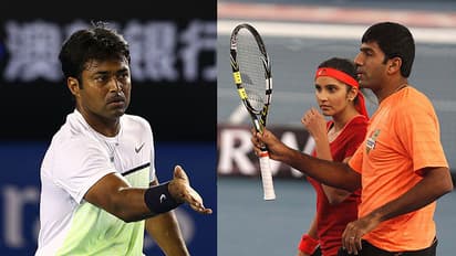 Sania and Rohan battle it out with Paes on Twitter
