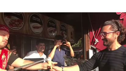 ആമിര് ഖാനെ വട്ടുപിടിപ്പിച്ച് ഐസ്ക്രീം കച്ചവടക്കാരന്- വീഡിയോ