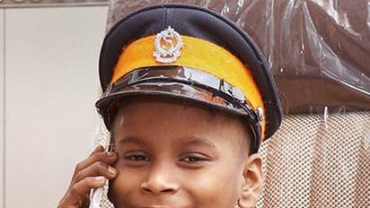 ಒಂದು ದಿನಕ್ಕೆ ಪೊಲೀಸ್ ಆದ ಕ್ಯಾನ್ಸರ್ ಪೀಡಿತ ಬಾಲಕ