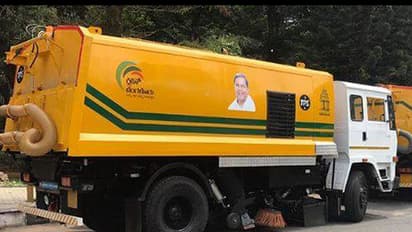 BBMP has Rs 9 crore for sweeping machines while pourakarmikas still wait for Rs 14,000