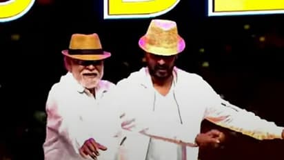 Watch: Prabhu Deva dancing with his father on a reality show