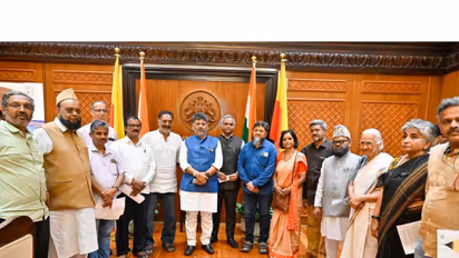 Representatives of Karnataka’s civil society met Karnataka Chief Minister DK Shivakumar (Photo/X/@PriyankKharge)