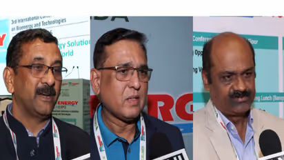 Officials speaking to ANI on the sidelines of India Bioenergy and Tech Expo (Photo/ANI)