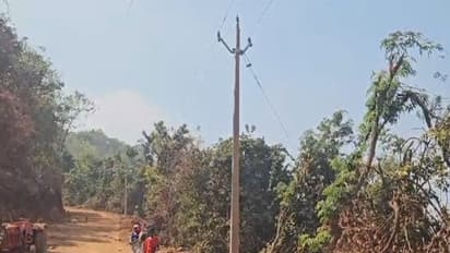 Former Naxal stronghold Gogunda gets electricity for first time since independence (Photo/ANI)