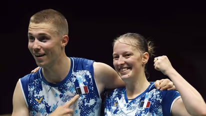 France's Thom Gicquel and Delphine Delrue (Photo: ANI)
