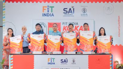 The jerseys for the Kolkata Cyclothon. (Photo: Loha Foundation)