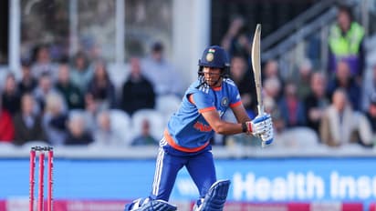 India women's captain Harmanpreet Kaur batting (Photo: X/@BCCIWomen)