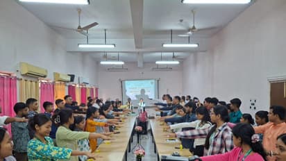 Tripura University today observed the birth anniversary of visionary economist Dattopant Thengadi (Photo/ANI)