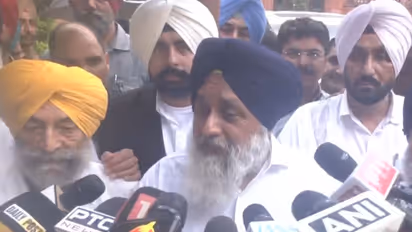 Shiromani Akali Dal (SAD) president Sukhbir Singh Badal (Photo/ANI)