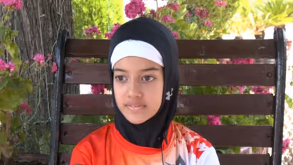 Srinagar's Karting prodigy Atiqa Mir (Photo: ANI)