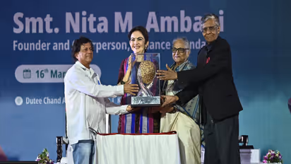 Nita Ambani at Kalinga Institute of Social Sciences (KISS) campus (Photo/ANI)