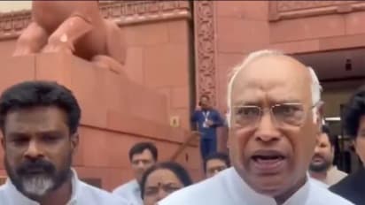 LoP Rajya Sabha Mallikarjun Kharge (Photo/ANI)