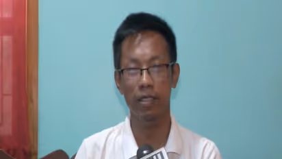 Ariha Pangambam's father Pangambam Akhelo (Photo: ANI)