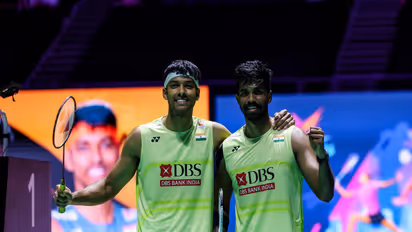 Satwiksairaj Rankireddy (right) and Chirag Shetty (left) (File Photo: ANI)