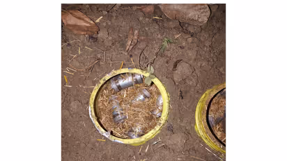 Socket bombs recovered in  Murshidabad, West Bengal (Photo/ANI)