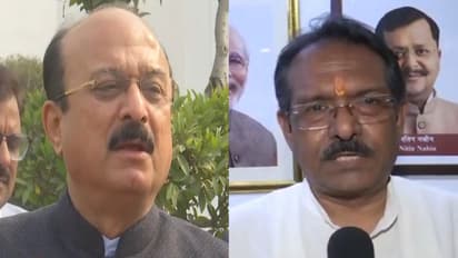 Minister for Power, Government of NCT of Delhi Ashish Sood, Minister of State for Road Transport & Highways and Corporate Affairs Harsh Malhotra (Photo/ANI)