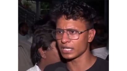 Sahib Singh, who alleged that Delhi Minister Parvesh Verma slapped him during a road inspection row in Tilak Nagar (Photo/ANI)
