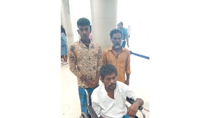 3 Indian fishermen repatriated from Sri Lanka are on their way home (Photo/X/@IndiainSL)