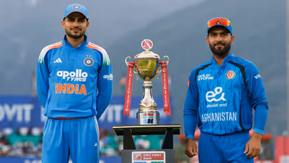 Shubman Gill and Hashmatullah Shahidi (Photo/BCCI)