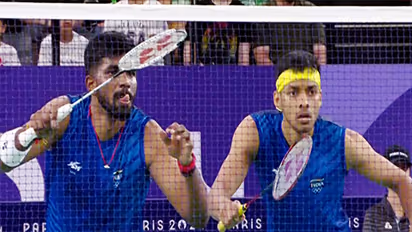 Indian doubles pair of Satwiksairaj Rankireddy and Chirag Shetty. (Photo: ANI)