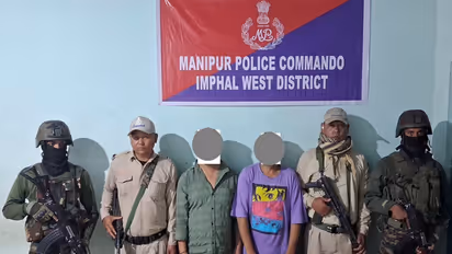 Security forces arrest militant cadres across Manipur (Photo/ANI)