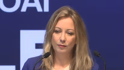 Lauren Dreyer, Vice President, Starlink Business Operations, SpaceX (Photo/ANI)