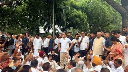 Congress leaders Rahul Gandhi, Mallikarjun Kharge and others (Photo/x/@RahulGandhi)