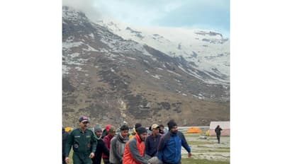 NCC Mount Deo Tibba expedition team rescues injured British cinematographer (Photo/ANI)