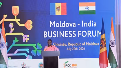 President Droupadi Murmu addressed the India–Moldova Business Forum in Chisinau (Photo/x/@rashtrapatibhvn)